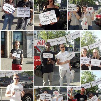 201805 HM@Berlin7 H&M: Versprochen ist versprochen!! Kampagne für Saubere Kleidung | Clean Clothes Campaign Germany