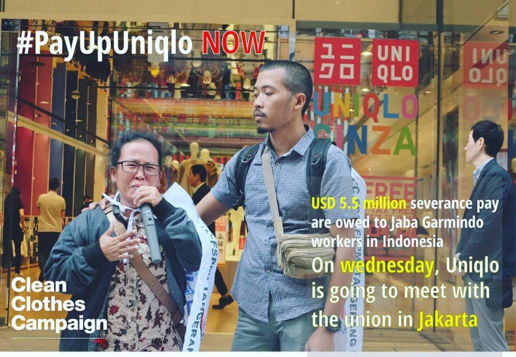 46165082 2171977742833660 6853693804893962240 o Wendepunkt? Uniqlo stimmt Treffen mit Jaba Garmindo Union zu Kampagne für Saubere Kleidung | Clean Clothes Campaign Germany