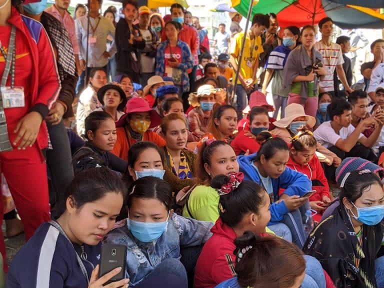 Demonstration für Lohnzahlungen Mai 2020 Kambodscha c Central Cambodia 2 Auswirkungen der Corona-Krise: News aus Kambodscha Kampagne für Saubere Kleidung | Clean Clothes Campaign Germany