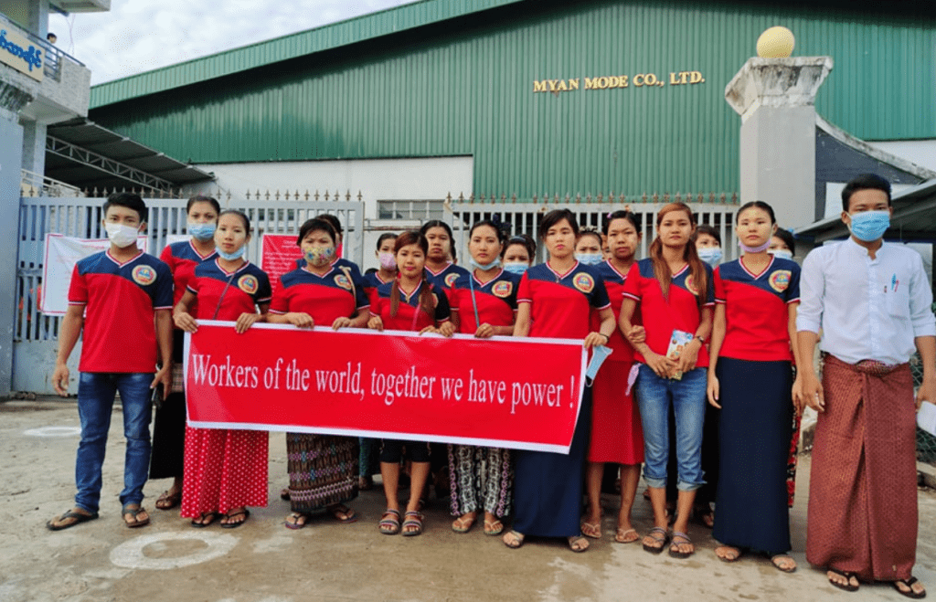 Workers at Myan Mode 1 Auswirkungen der Corona-Krise: News aus Myanmar Kampagne für Saubere Kleidung | Clean Clothes Campaign Germany