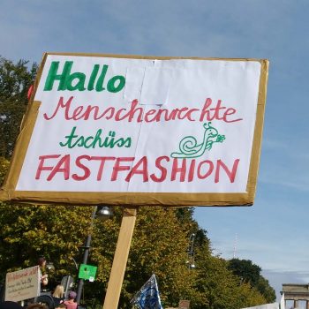 INKOTA Protest Menschenrechte Der Koalitionsvertrag - eine Analyse Kampagne für Saubere Kleidung | Clean Clothes Campaign Germany