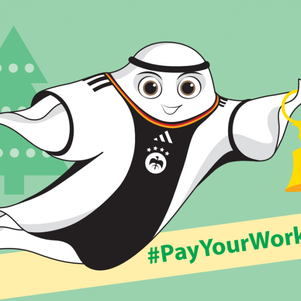 WM-Postkarte #PayYourWorkers - Kampagne Für Saubere Kleidung | Clean ...