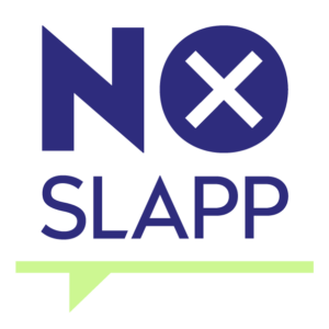 No SLAPP Logo